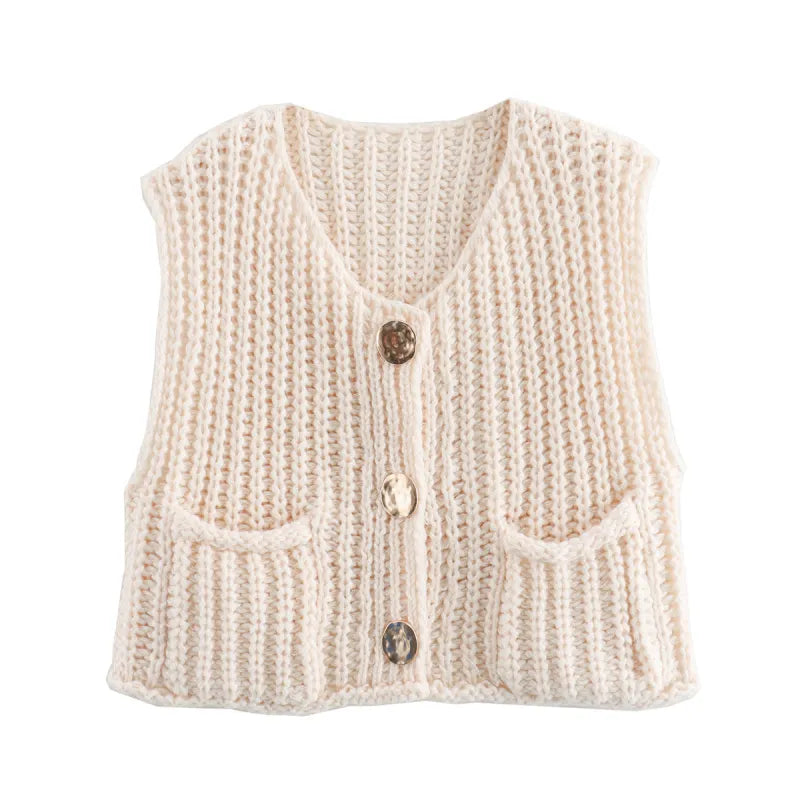 Women's Loose Casual Thick Knitted Cardigan – Cozy Long Sleeve Sweater for Everyday Comfort