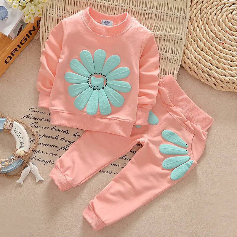 Sunflower Children's Clothing Set Comfortable Cotton Outfit for Kids