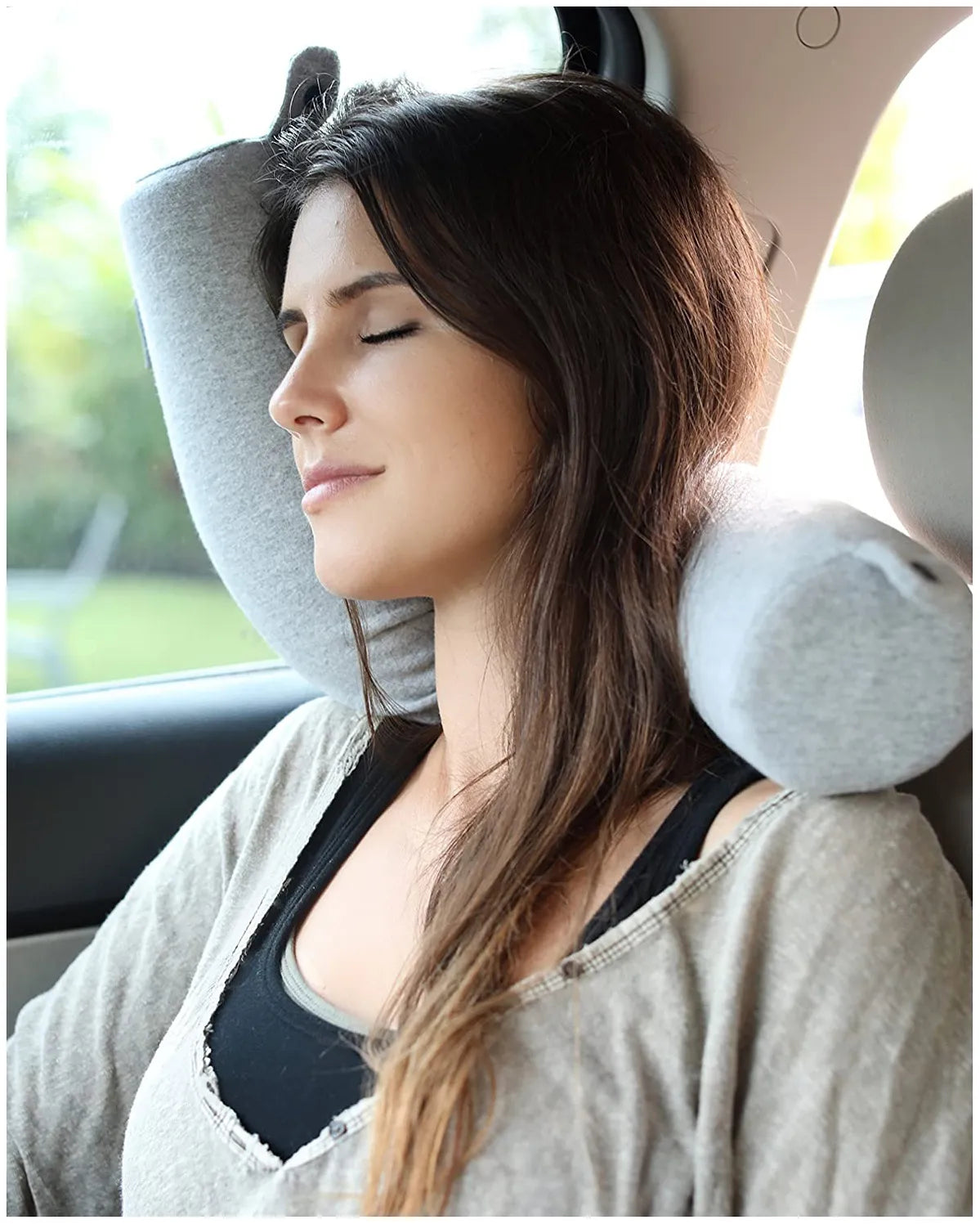 Memory Foam Travel Pillow – Adjustable U-Shaped Neck Pillow for Neck, Back, Chin, and Lumbar Support