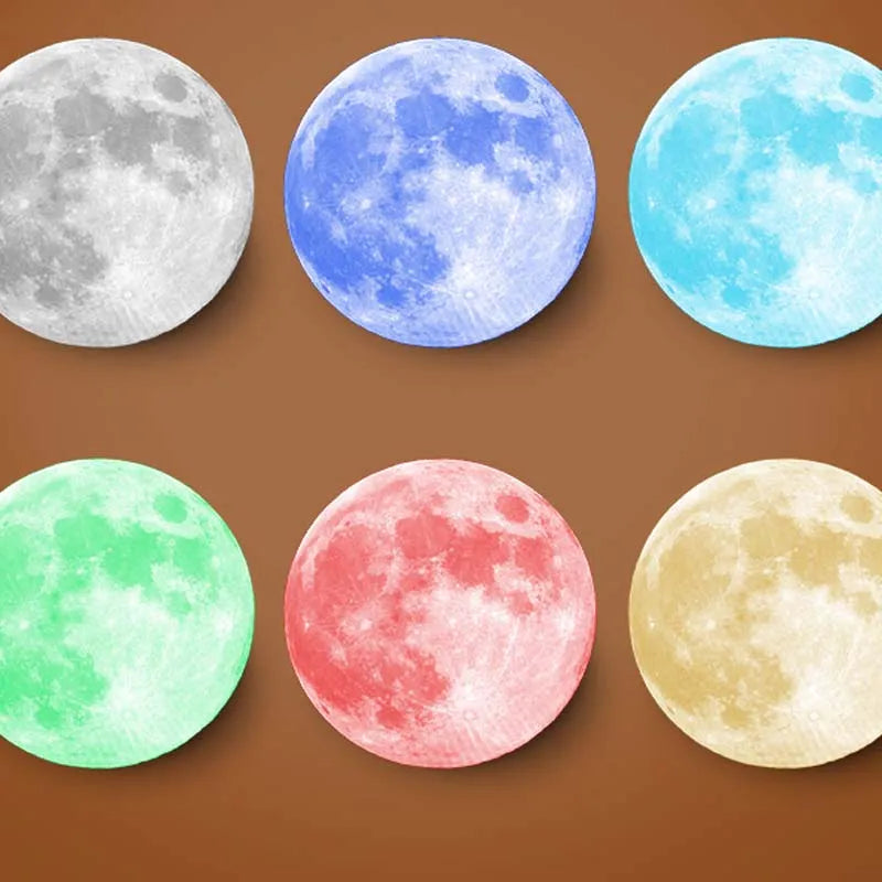 Smart Remote-Control Moon Lamp – Charging LED Lamp with Bluetooth Speaker