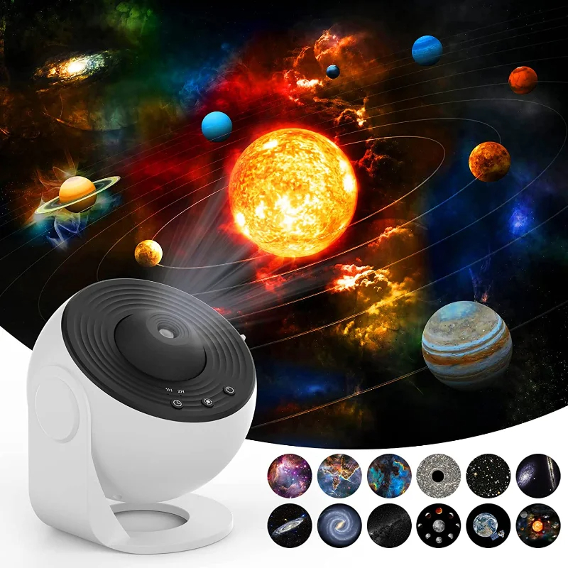 360° Rotating Galaxy Projector – Bring the Universe to Your Room