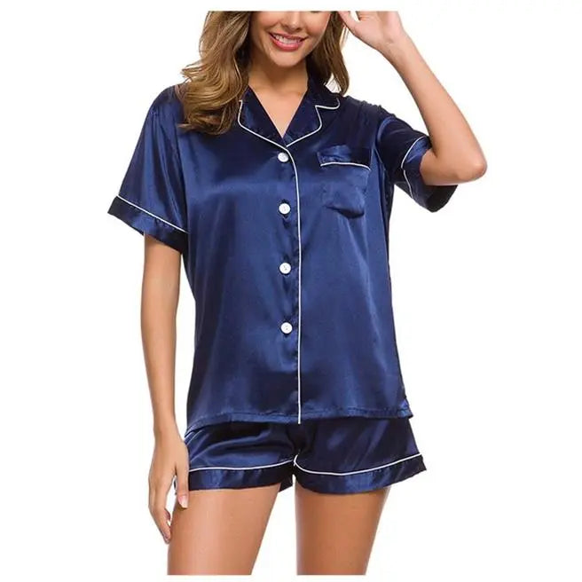 Ladies Pajamas Sleeping Clothes Soft Nightwear Set for Women