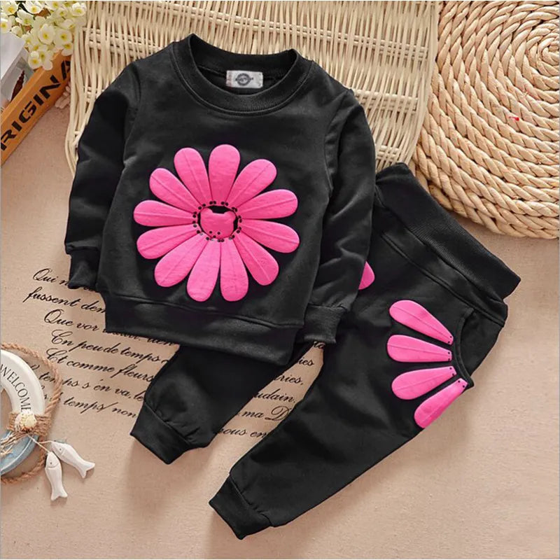 Sunflower Children's Clothing Set Comfortable Cotton Outfit for Kids