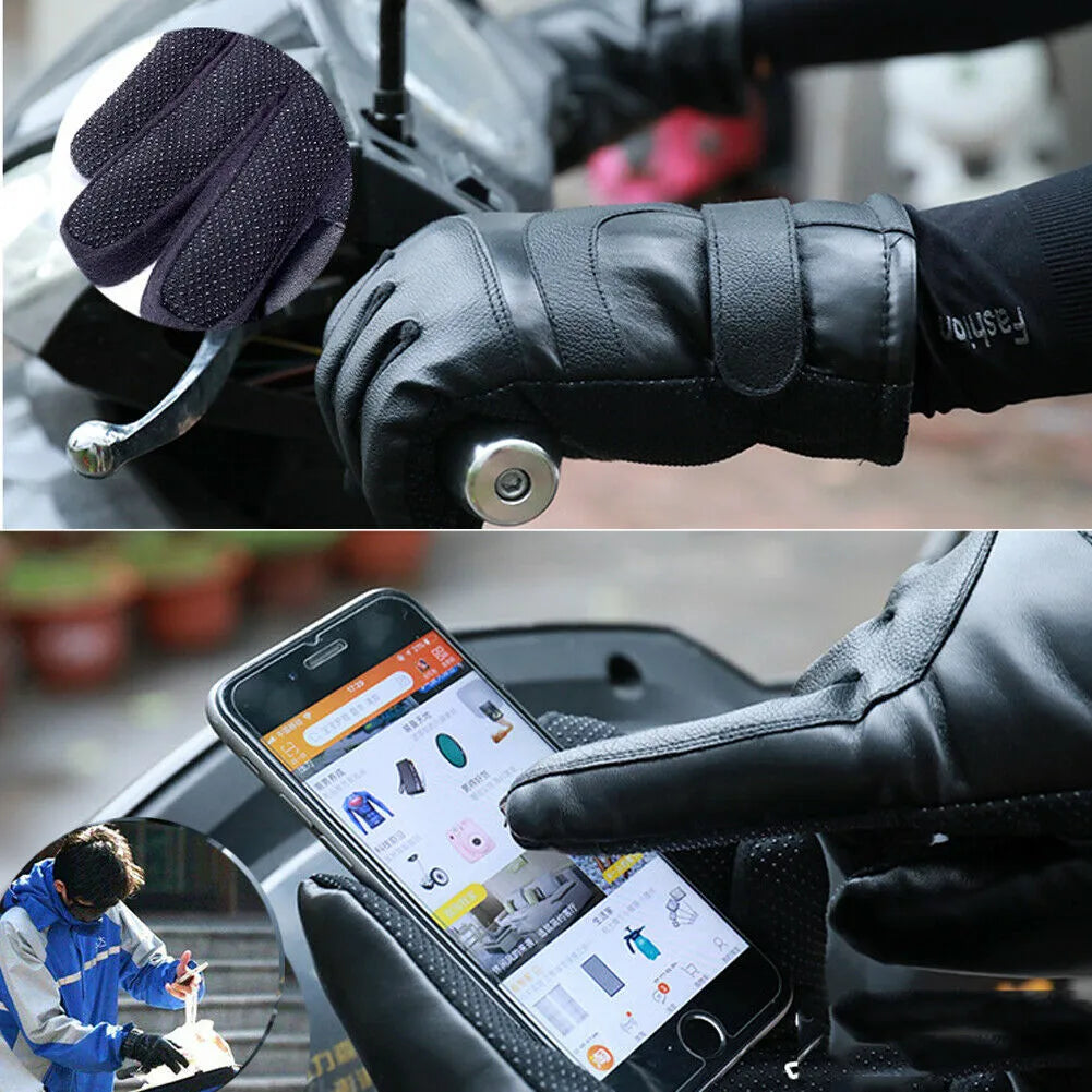 Winter Electric Heated Gloves Waterproof Touchscreen Skiing & Cycling Gloves