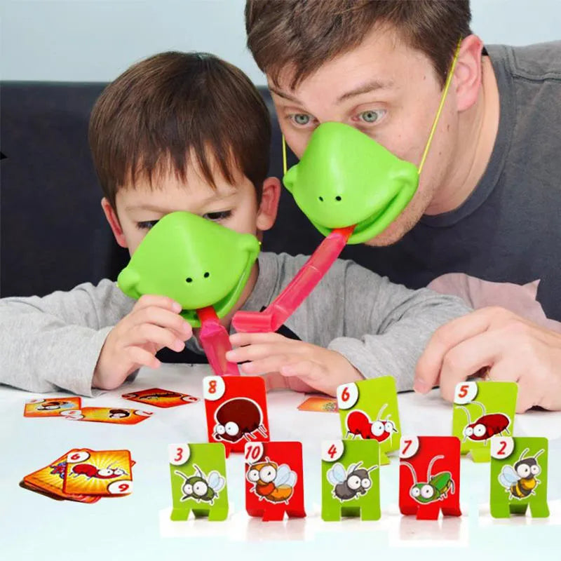 Creative Lizard Mask Tongue Licking Game – Fun for All Ages!