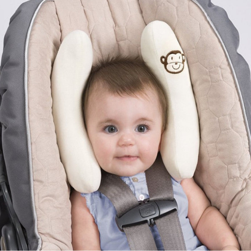 Baby U-Shape Car Seat Head Protection Pillow – Comfortable Support for Toddlers and Kids