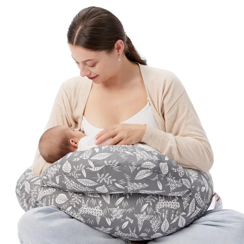 Multifunctional Breastfeeding & Baby Nursing Pillow Supportive & Comfortable Feeding Solution