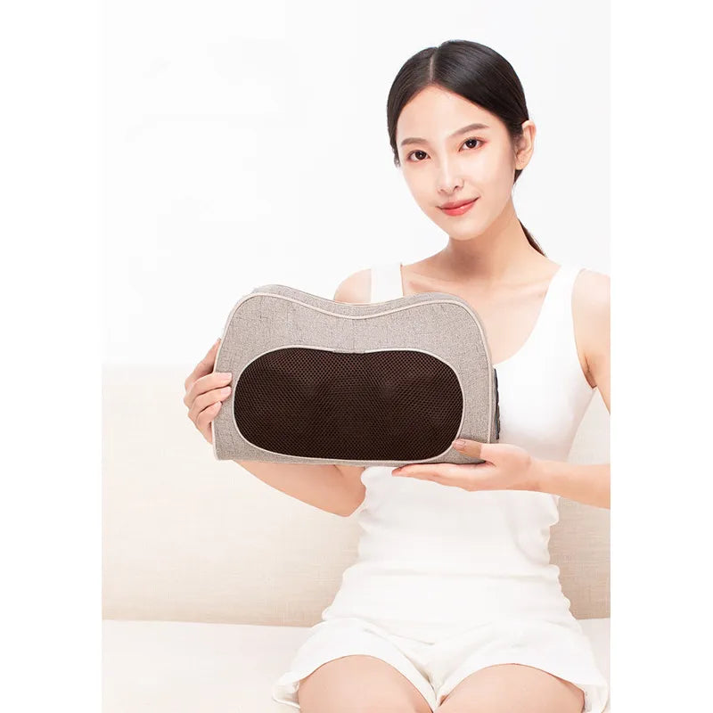 Multifunctional Cervical Spine Massage Pillow – Infrared Kneading for Neck and Back Pain Relief