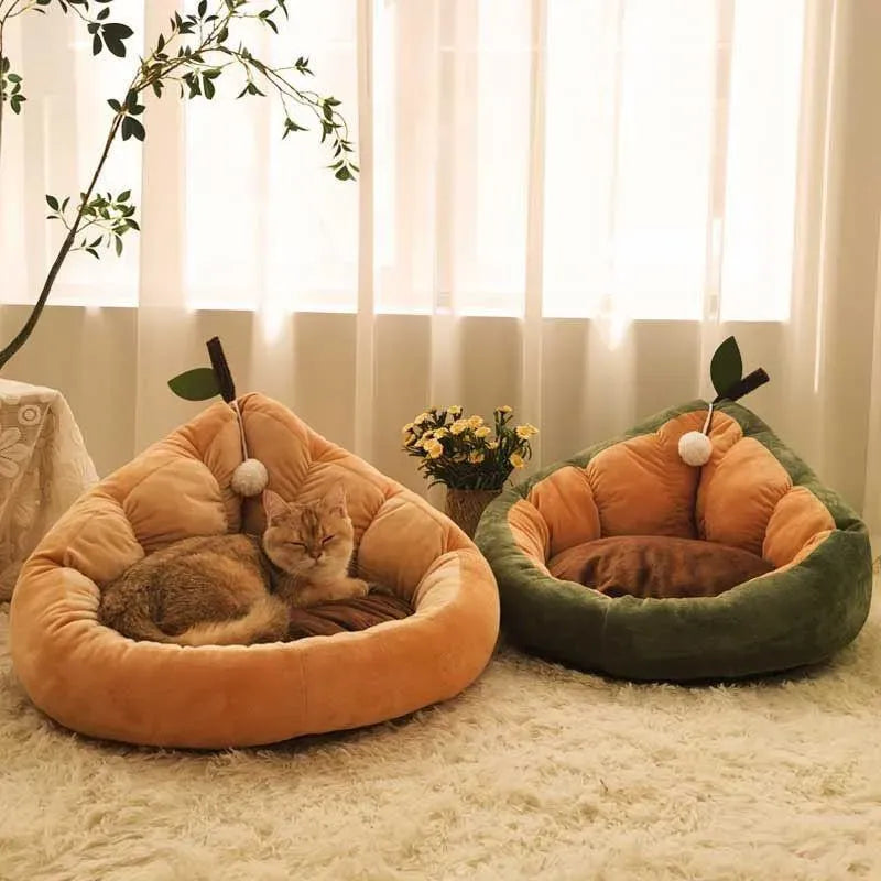 Warm & Cozy Cat and Dog Bed – Perfect Winter Nest for Your Furry Friends