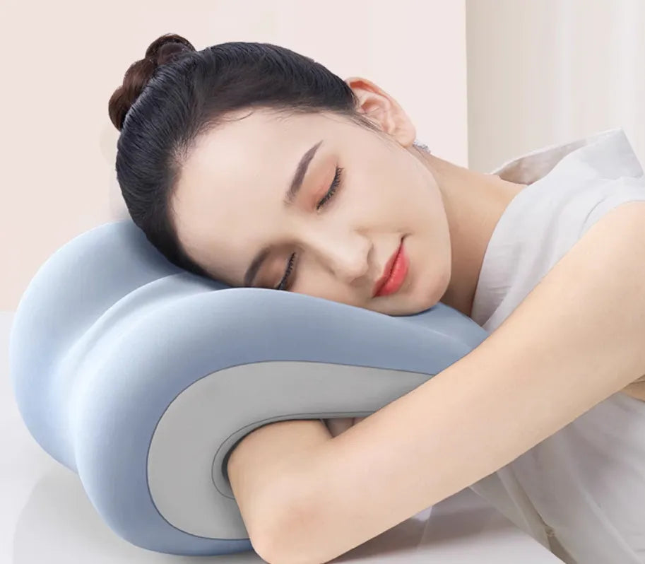 Ergonomic Chair Back and Neck Support Pillow – Perfect for Office, Home, and Nap Time