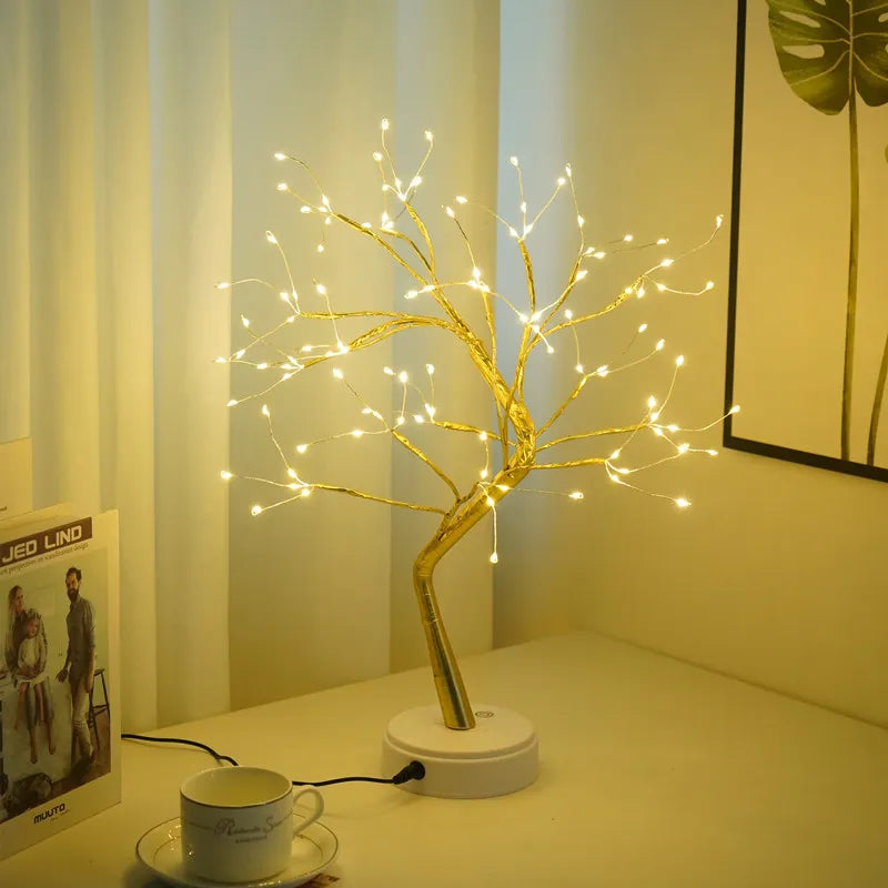 Holiday Day Gift LED Tree Night Light – Elegant Home Decoration