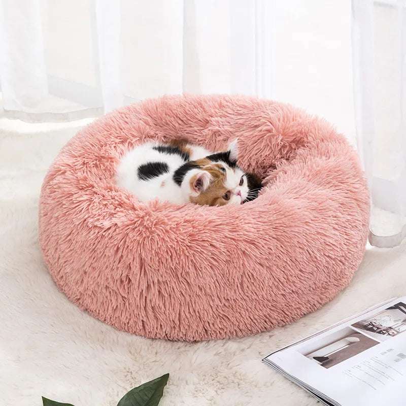 Winter Warm Pet Bed Cozy Nest for Cats in Multiple Sizes & Colors