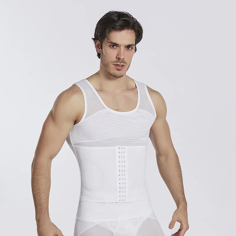 Men's Adjustable Belly Contraction Body Shaper – Slimming and Shaping Vest