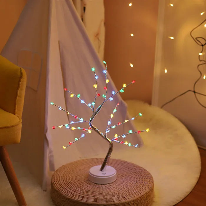 Holiday Day Gift LED Tree Night Light – Elegant Home Decoration