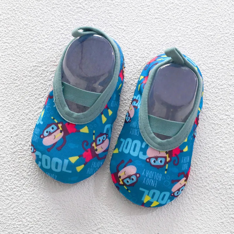 Cartoon Print Non-Slip Baby Indoor Shoes