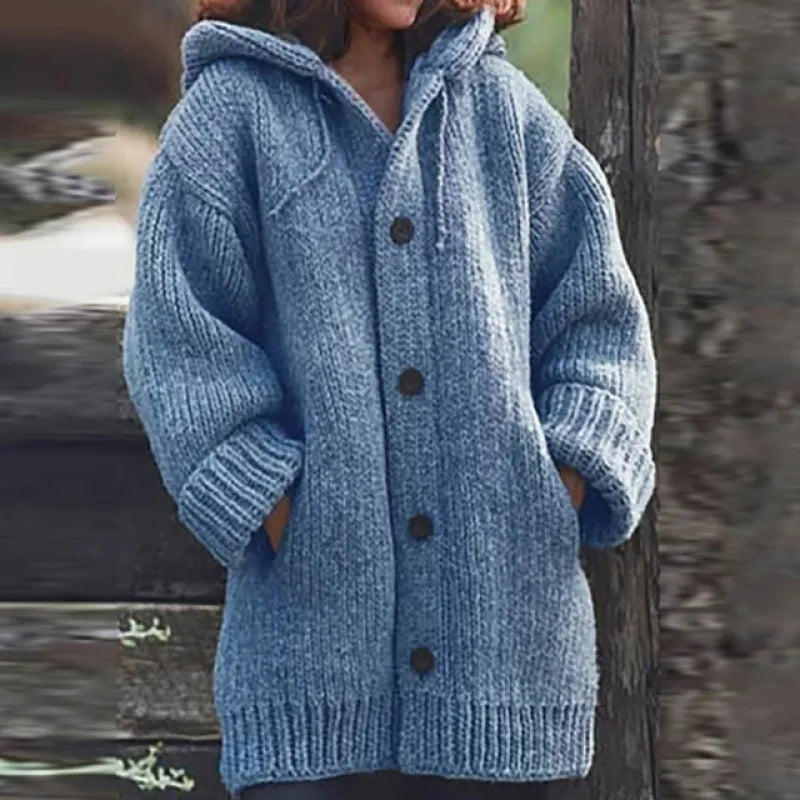 Warm Sweater Coat – Cozy and Stylish Winter Cardigan for Women