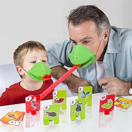 Creative Lizard Mask Tongue Licking Game – Fun for All Ages!