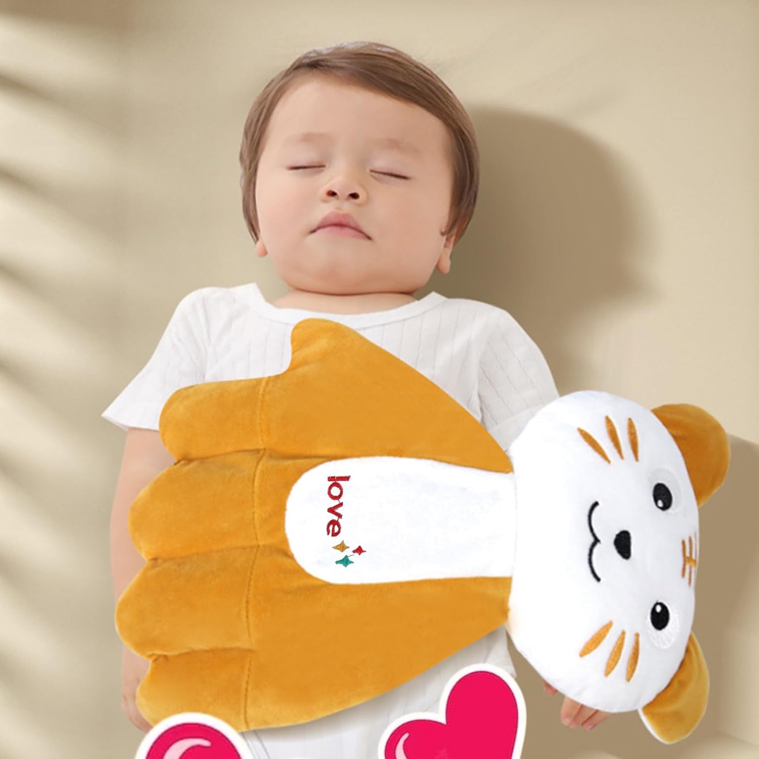 Soothing Palm Baby Sleeping Pillow Anti-Startle Pressure Pillow for Newborns