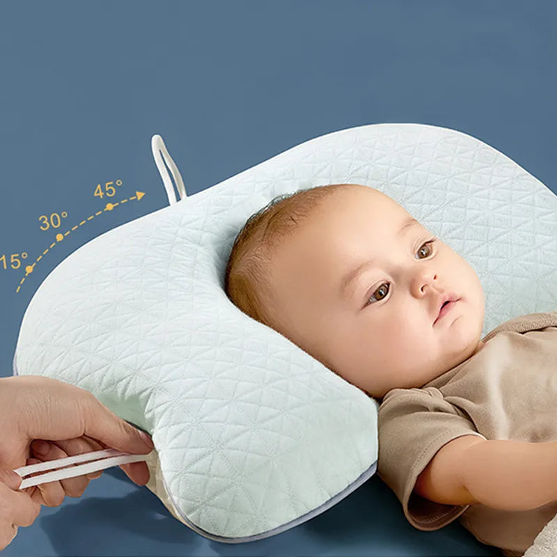 Baby Comfort U-Shaped Pillow Deviated Head Shaped Pillow for Newborns