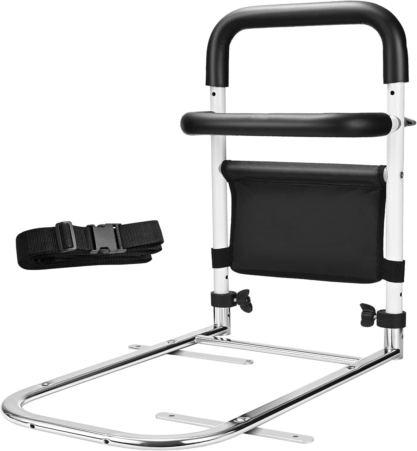 Adjustable Anti-Fall Bedside Armrest Aid for Elderly - Stable & Durable Support Frame