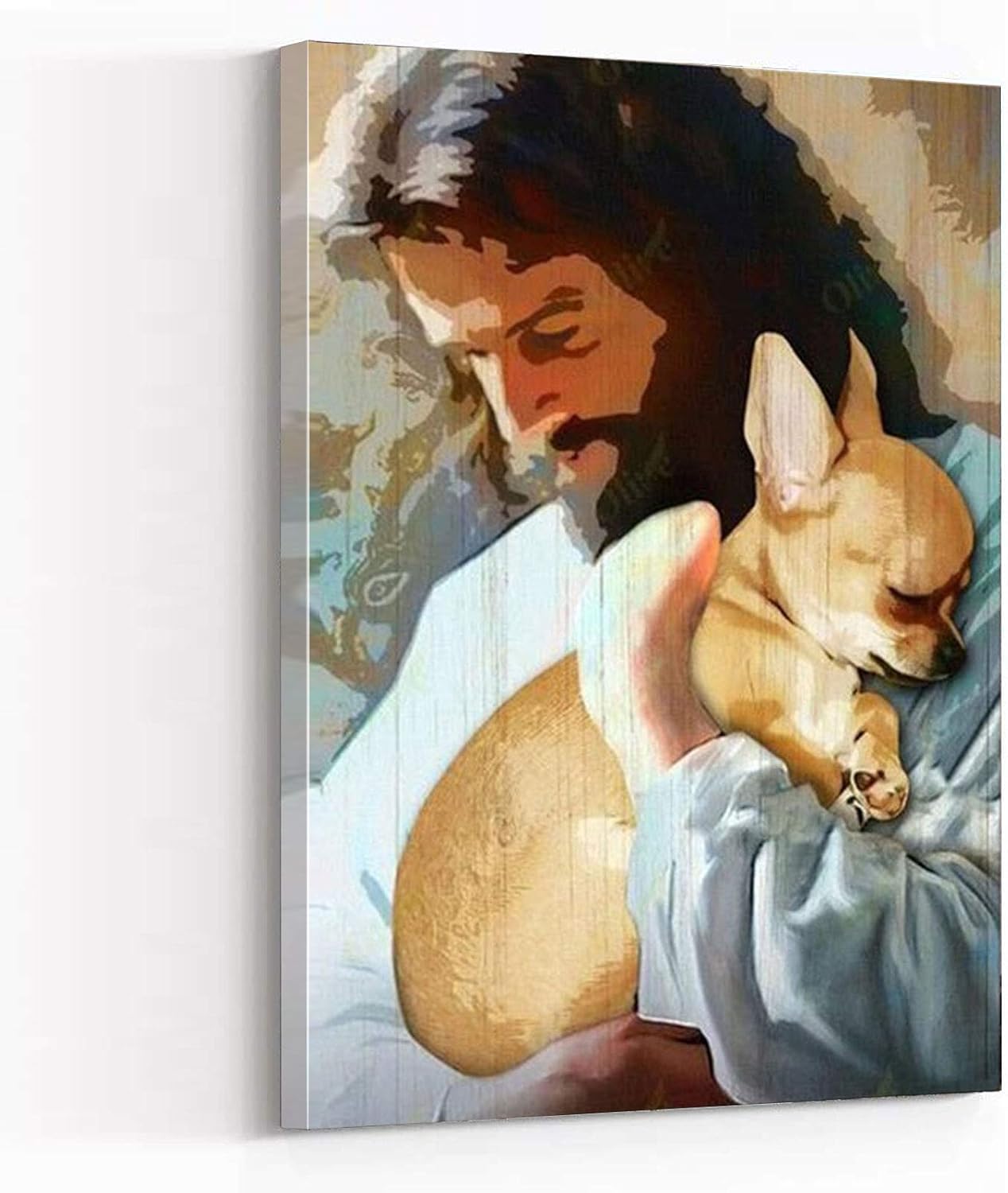 Jesus Portrait Canvas Wall Art – A Touch of Faith for Your Home Décor