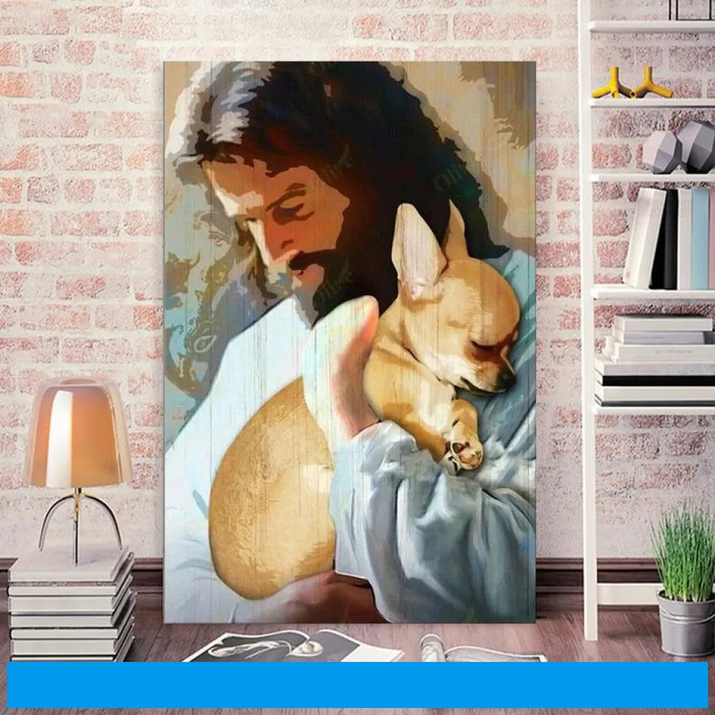 Jesus Portrait Canvas Wall Art – A Touch of Faith for Your Home Décor