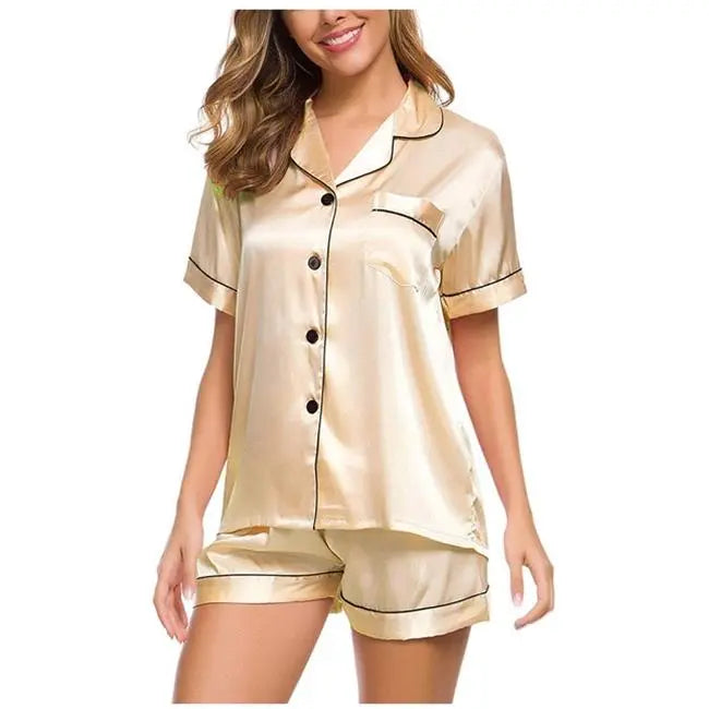 Ladies Pajamas Sleeping Clothes Soft Nightwear Set for Women