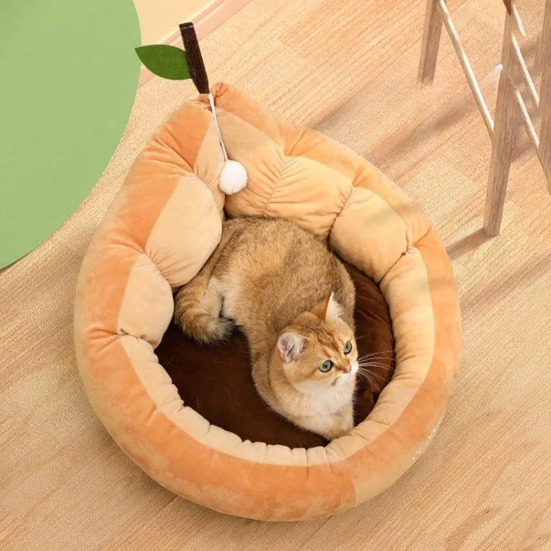 Warm & Cozy Cat and Dog Bed – Perfect Winter Nest for Your Furry Friends