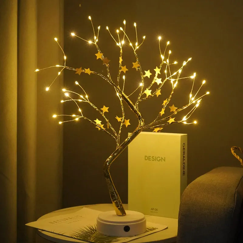 Holiday Day Gift LED Tree Night Light – Elegant Home Decoration