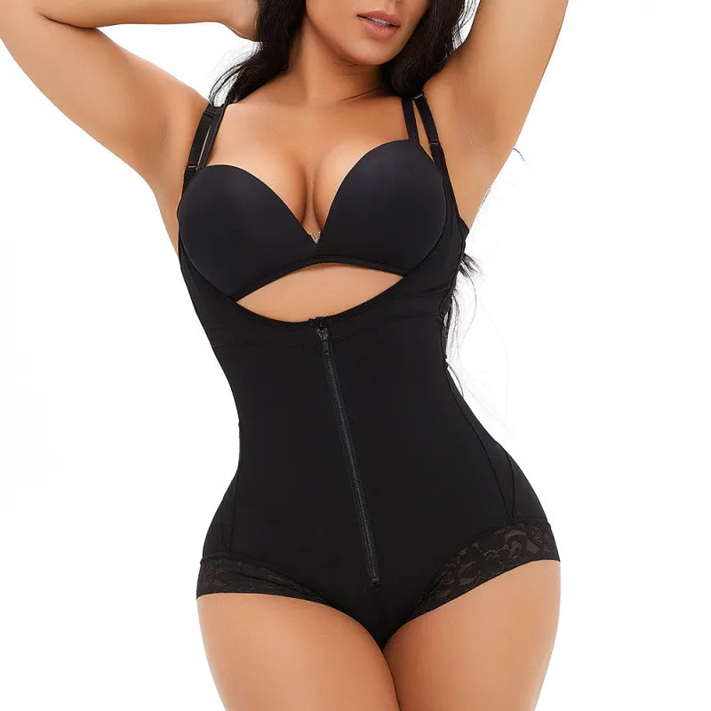 Women's Fashion One-Piece Body Shaper – Hip Lift & Abdominal Tightening