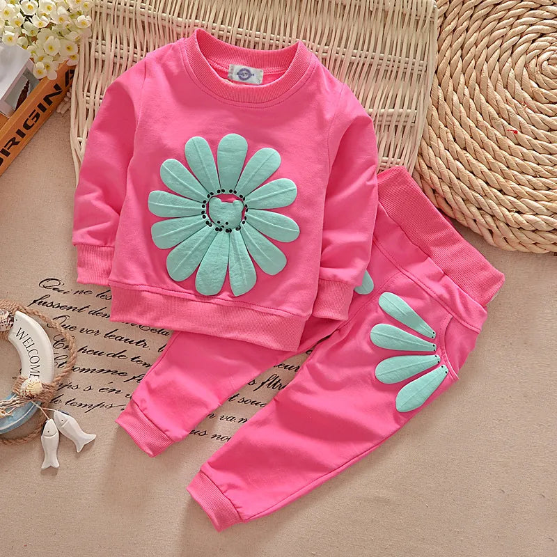 Sunflower Children's Clothing Set Comfortable Cotton Outfit for Kids