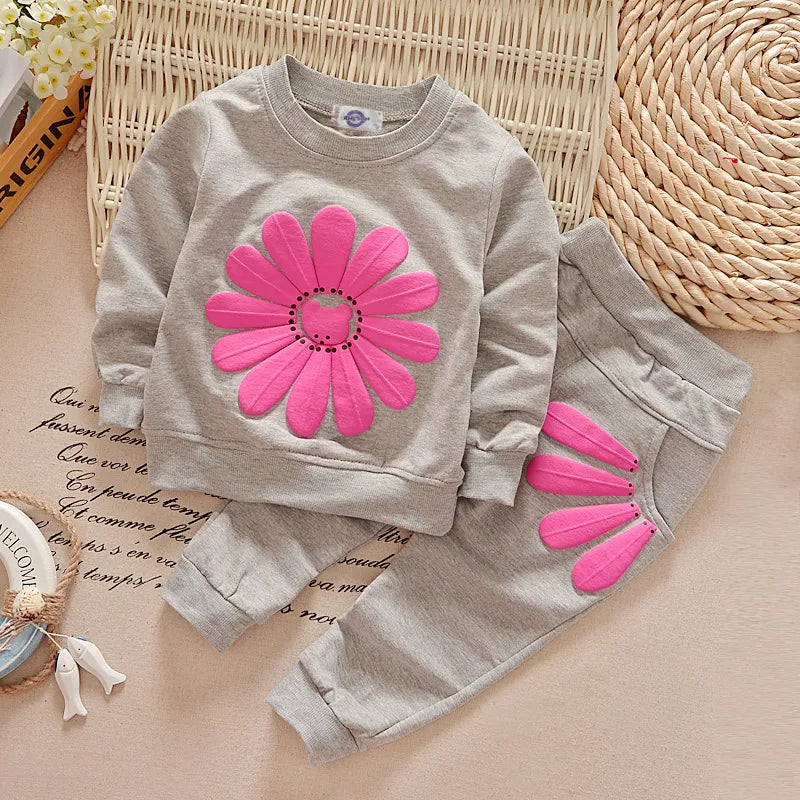 Sunflower Children's Clothing Set Comfortable Cotton Outfit for Kids