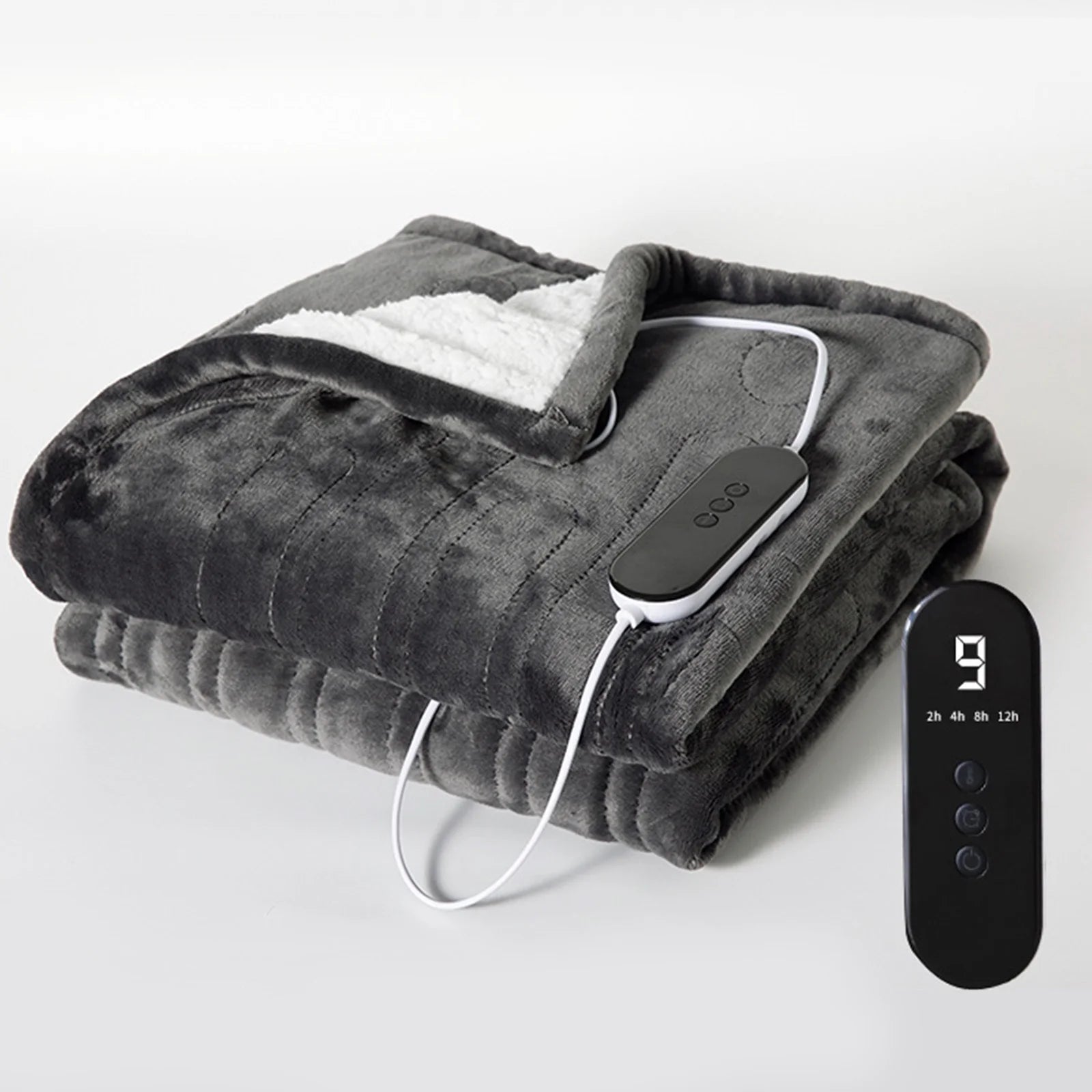 Warming Blanket with Smart Temperature Control | Ultra-Soft Flannel Heating Cover for All Seasons