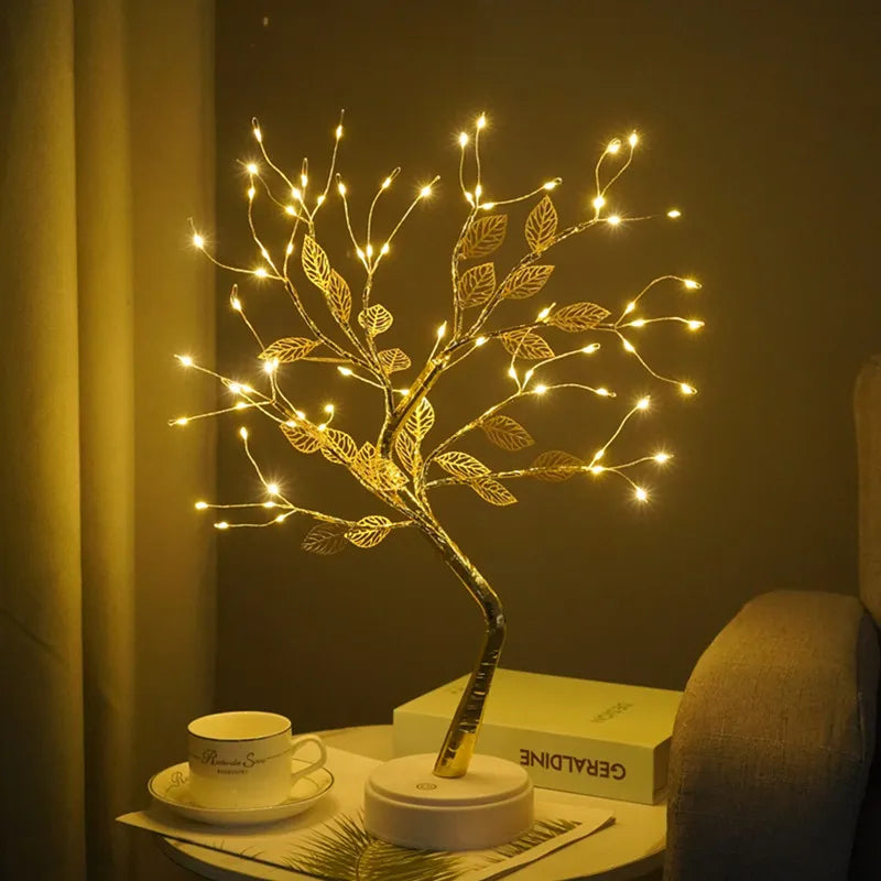 Holiday Day Gift LED Tree Night Light – Elegant Home Decoration