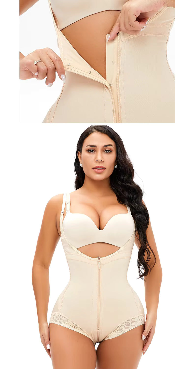 Women's Fashion One-Piece Body Shaper – Hip Lift & Abdominal Tightening