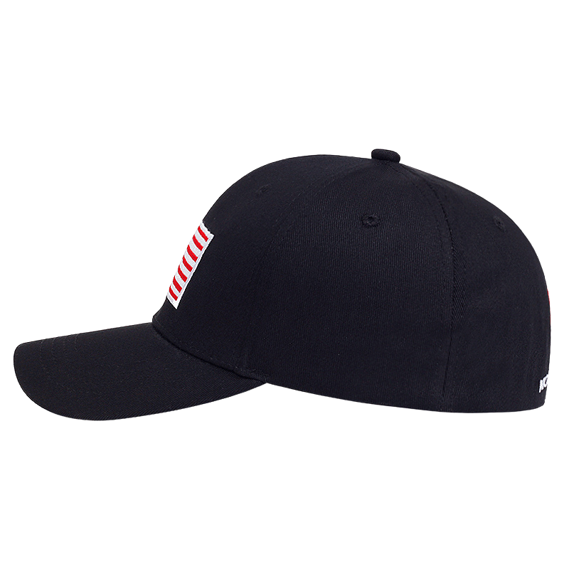 Adjustable Baseball Cap with USA Flag Embroidery for Both Men and Women