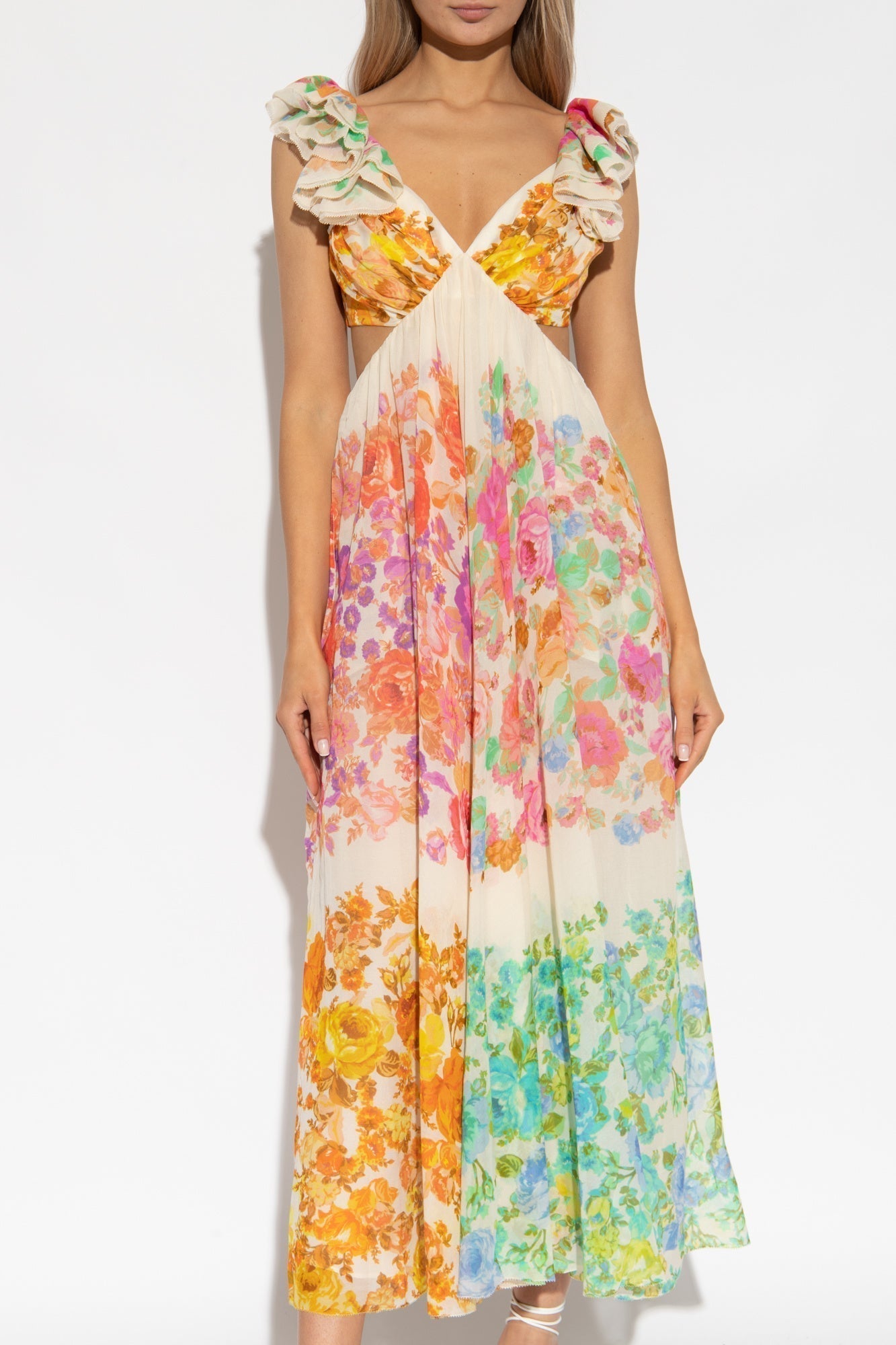 SunBlossom Floral Summer Dress – Lightweight and Elegant Floral Print Dress