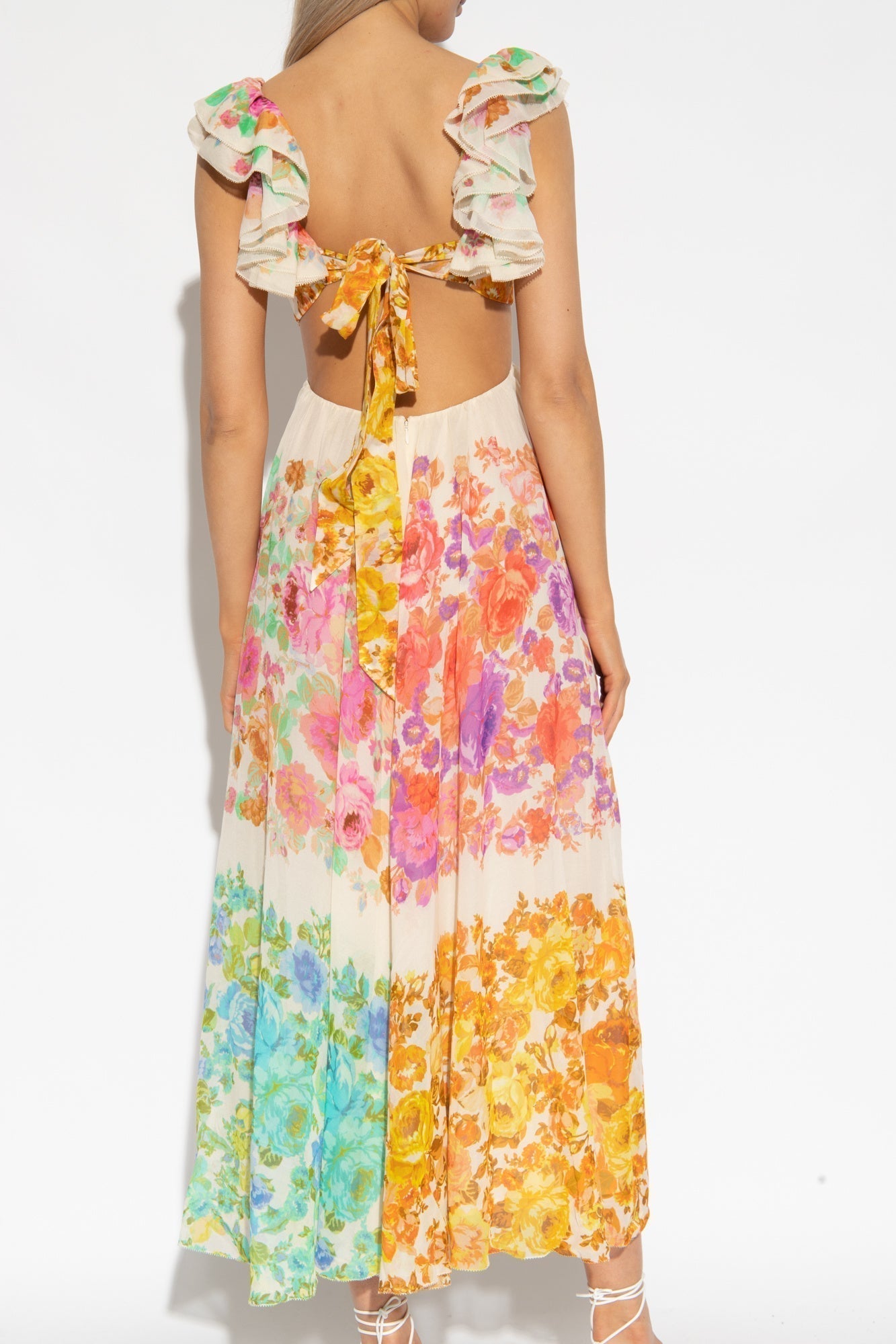 SunBlossom Floral Summer Dress – Lightweight and Elegant Floral Print Dress