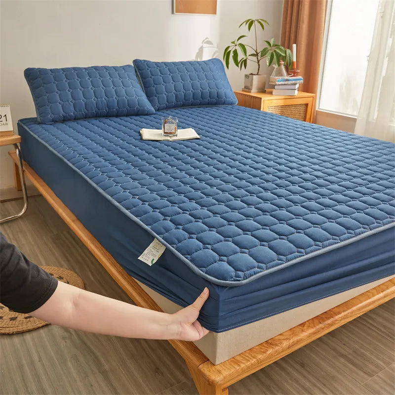 Waterproof Bedspread Protective Dust Cover – Stylish, Durable, and Functional