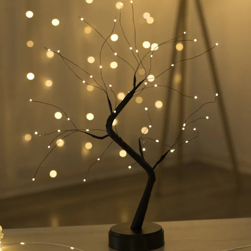 Holiday Day Gift LED Tree Night Light – Elegant Home Decoration