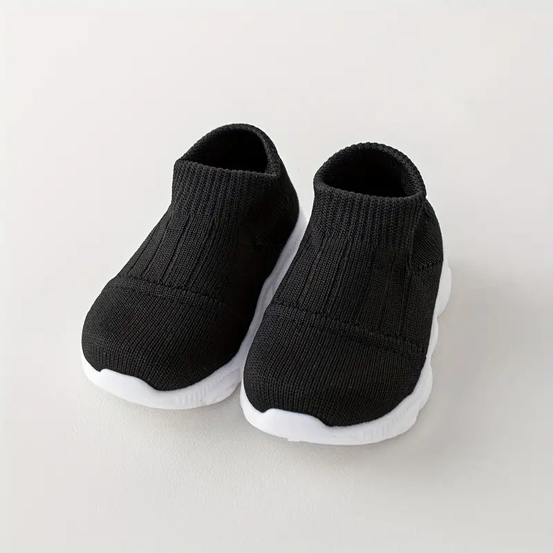 Solid Color Baby Toddler Shoes Breathable, Non-Slip, and Durable Footwear