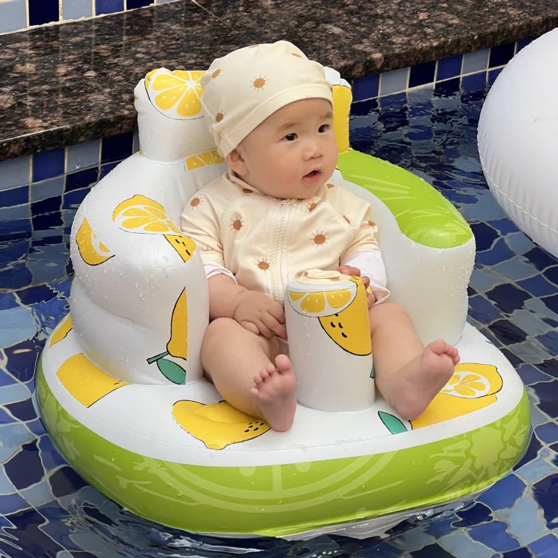 Portable Inflatable Baby Dining Chair Bathing & Swimming Seat for Babies