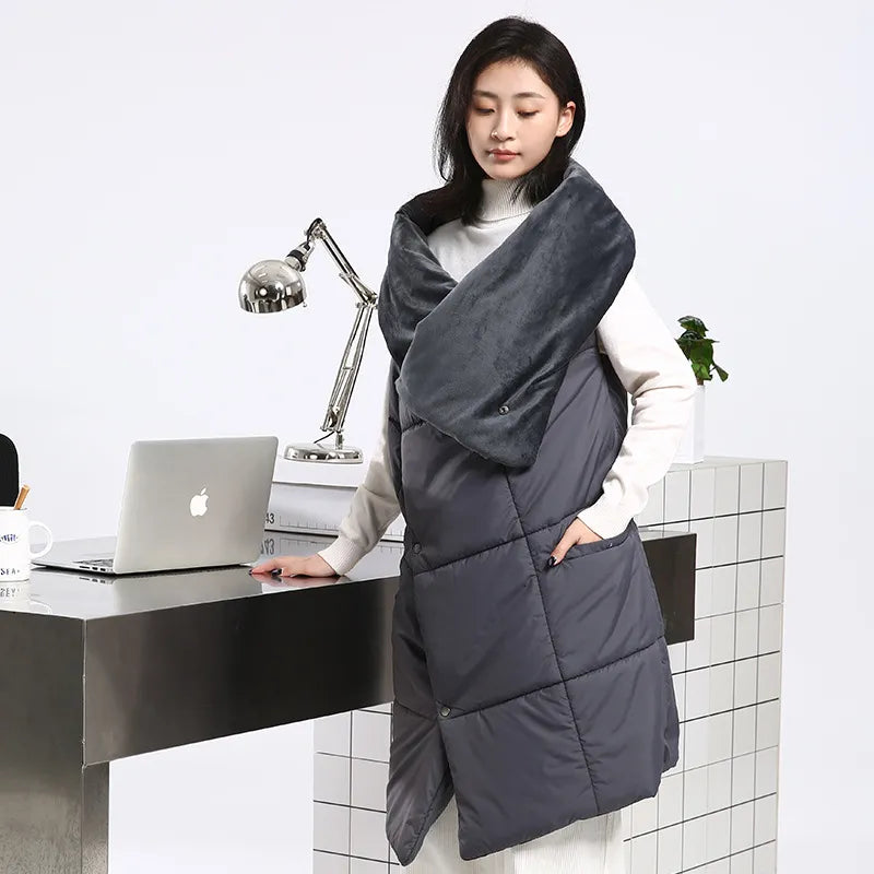 Electric Heating Blanket Shawl Smart Heated Vest for Cozy Warmth Anytime