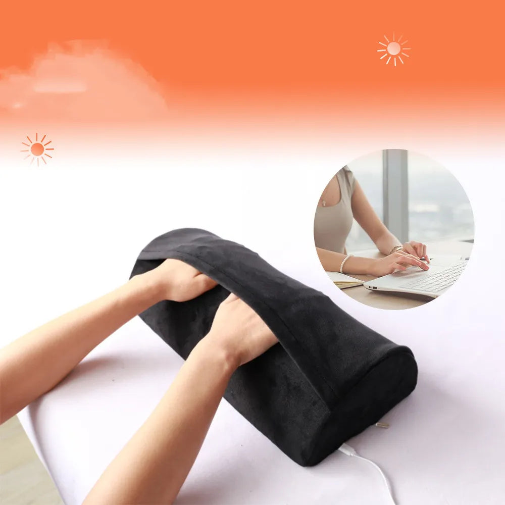 Home Multi-Functional Heating Hand & Foot Warmers Plush Electric Warmer for Comfort & Relief