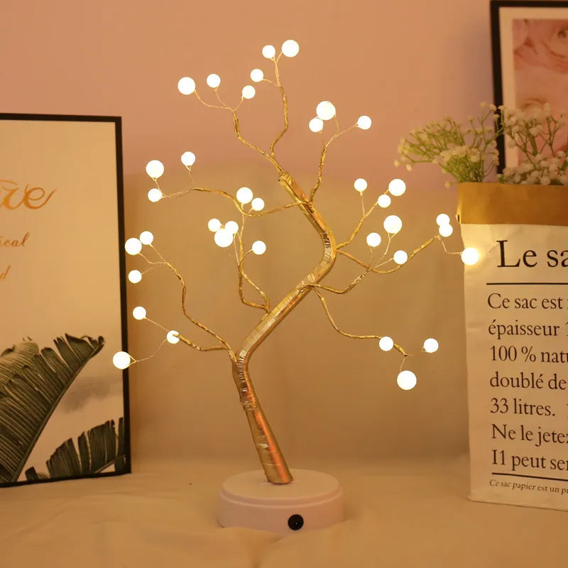 Holiday Day Gift LED Tree Night Light – Elegant Home Decoration