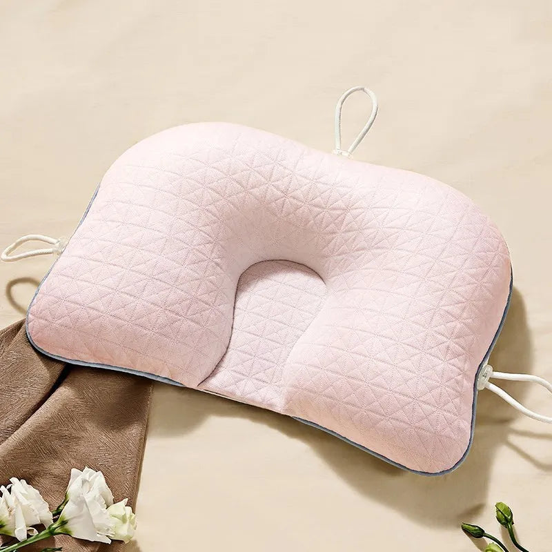 Baby Comfort U-Shaped Pillow Deviated Head Shaped Pillow for Newborns