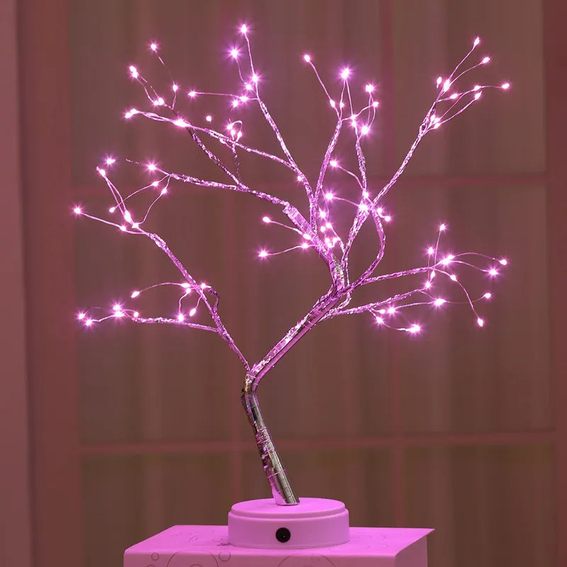 Holiday Day Gift LED Tree Night Light – Elegant Home Decoration