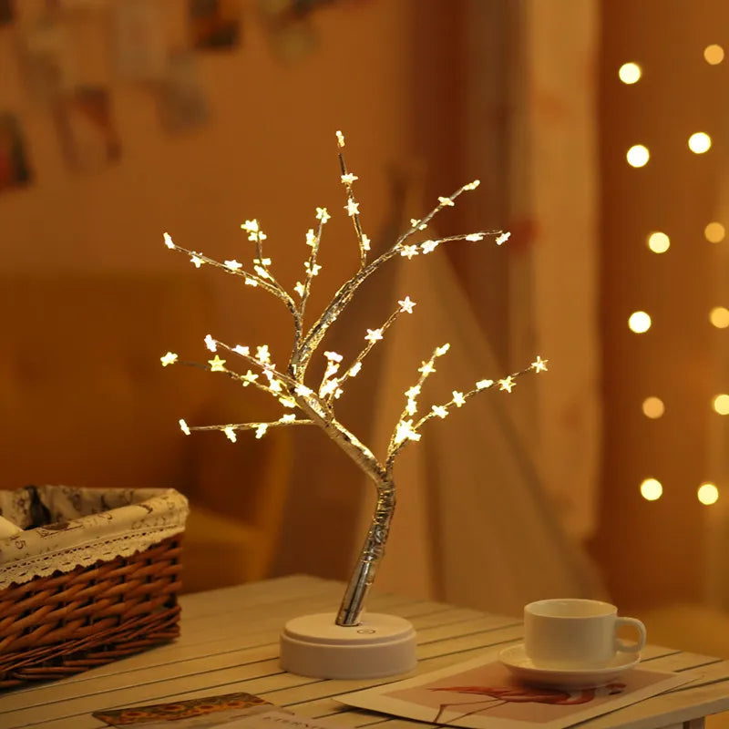 Holiday Day Gift LED Tree Night Light – Elegant Home Decoration