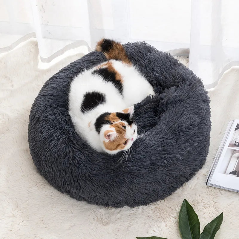 Winter Warm Pet Bed Cozy Nest for Cats in Multiple Sizes & Colors