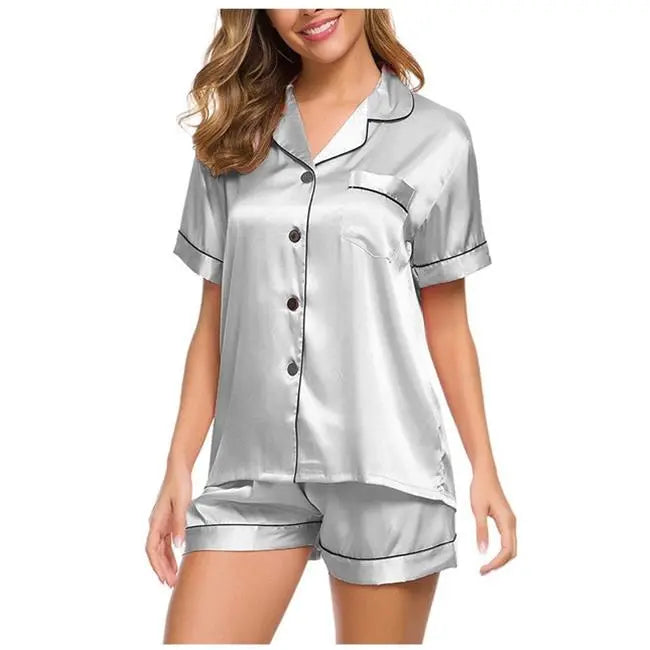 Ladies Pajamas Sleeping Clothes Soft Nightwear Set for Women